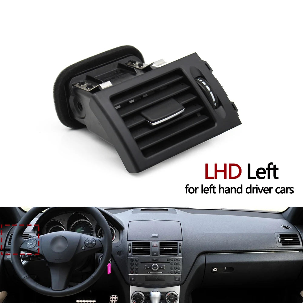 Replacement Air Vents For Mercedes C-Class W204 - 2007 to 2014 Euro Premium Parts Left Air Vent - For Left-Hand Drive Cars