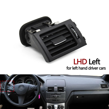 Replacement Air Vents For Mercedes C-Class W204 - 2007 to 2014 Euro Premium Parts Left Air Vent - For Left-Hand Drive Cars