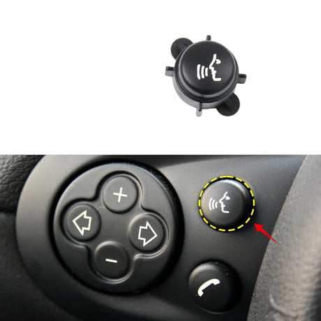 Multifunction Steering Wheel Buttons and Knobs for Mini Cooper R55 R56 R57 R58 R59 R60 - 2007 to 2021 Euro Premium Parts Phone Call (07-15 Models)