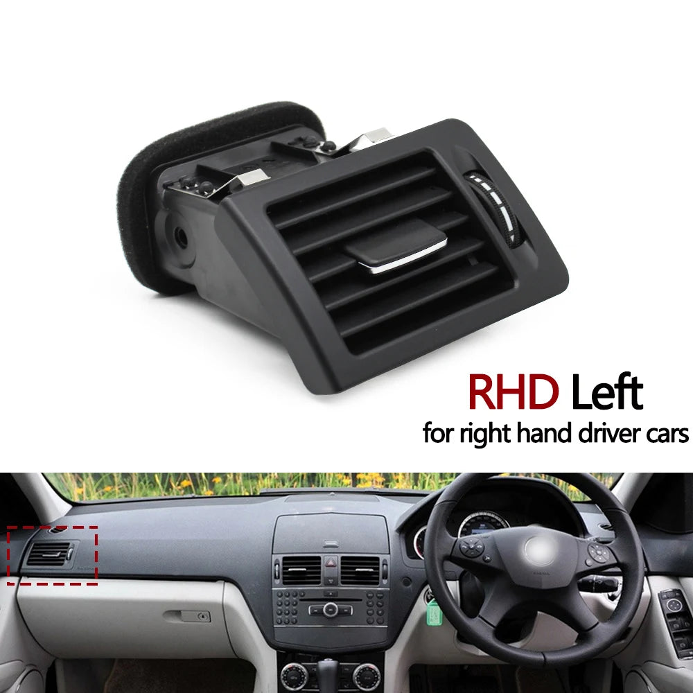 Replacement Air Vents For Mercedes C-Class W204 - 2007 to 2014 Euro Premium Parts Left Air Vent - For Right-Hand Drive Cars
