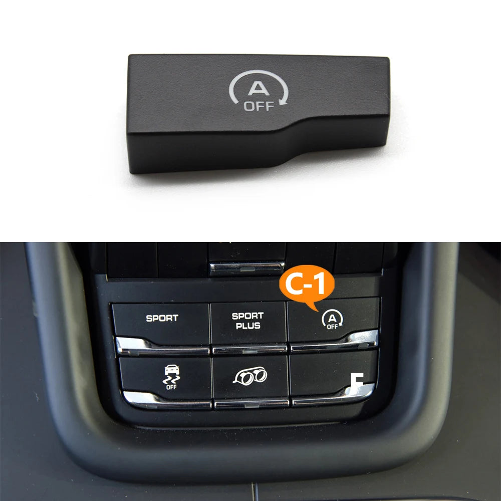 Center Console Replacement Buttons for Porsche Cayenne - 2010 to 2018