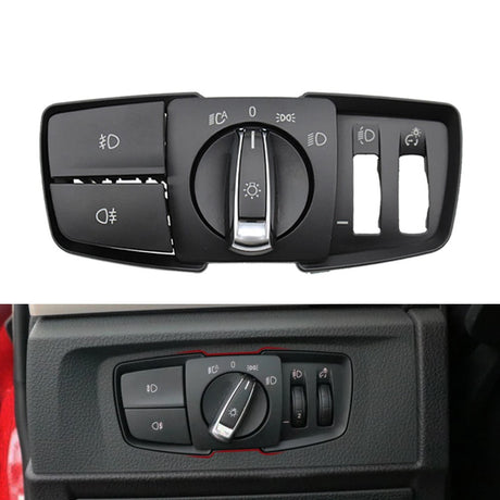 Headlight switch control panel repair kit for BMW 3 Series E90 E92 - 2006 to 2012 BMW > Replacement Trims Euro Premium Parts Switch Cover Complete Set Model B (x4)