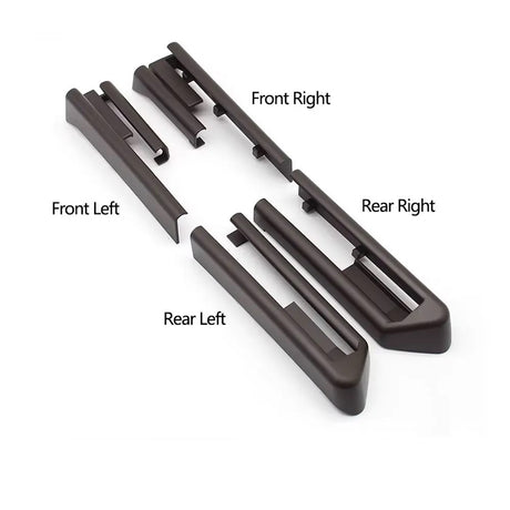 Seat Sliding Track Rail Cover Trim For BMW X6 E71 - 2008 to 2014