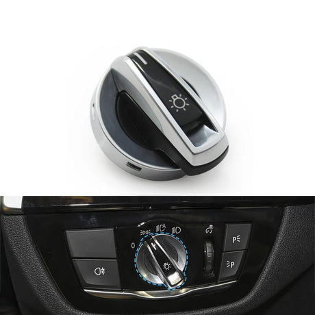 Headlight switch control panel repair kit for BMW 5 Series G30 - 2016 to 2023 BMW > Replacement Trims Euro Premium Parts Piano Black Headlight Switch