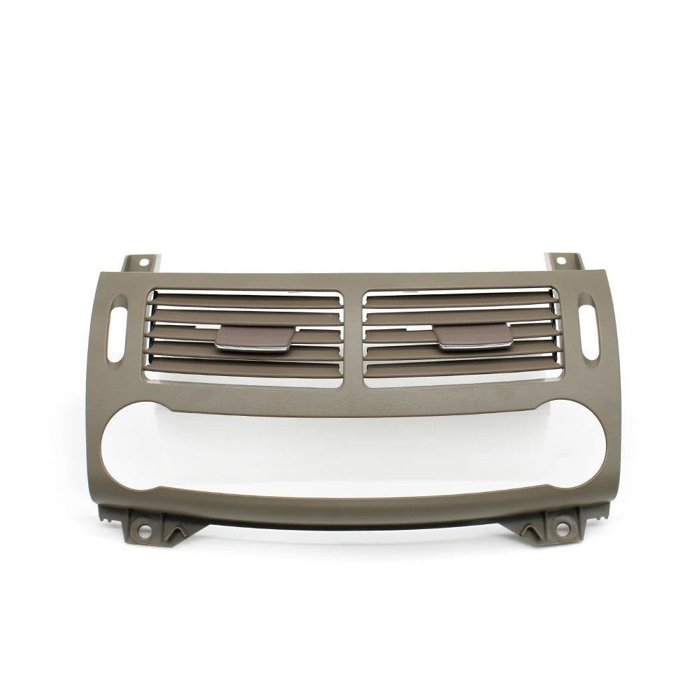 Replacement Air Vents For Mercedes E-Class W211 - 2003 to 2009 Euro Premium Parts Light tan Middle Front Air Vent