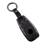 Carbon-Look Mercedes-Benz Key Case and Key Chain – Protective Key Fob Cover