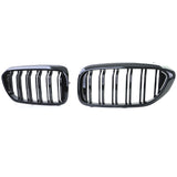 Black Front Kidney Grilles M5 Competition-look for BMW 5 Series G30 (2018 to 2022) BMW Euro Premium Parts