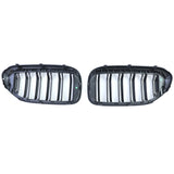 Black Front Kidney Grilles M5 Competition-look for BMW 5 Series G30 (2018 to 2022) BMW Euro Premium Parts