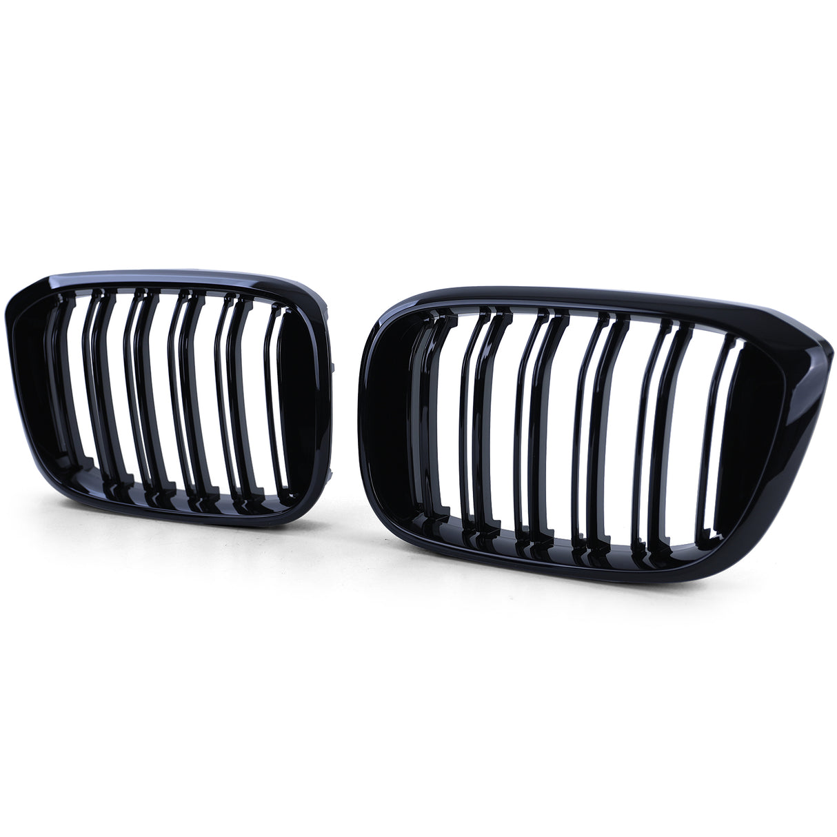 BMW X3 G01 Black Front Grill M-look (2018 to 2022) BMW Euro Premium Parts Double slat