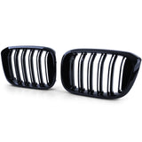 BMW X3 G01 Black Front Grill M-look (2018 to 2022) BMW Euro Premium Parts Double slat
