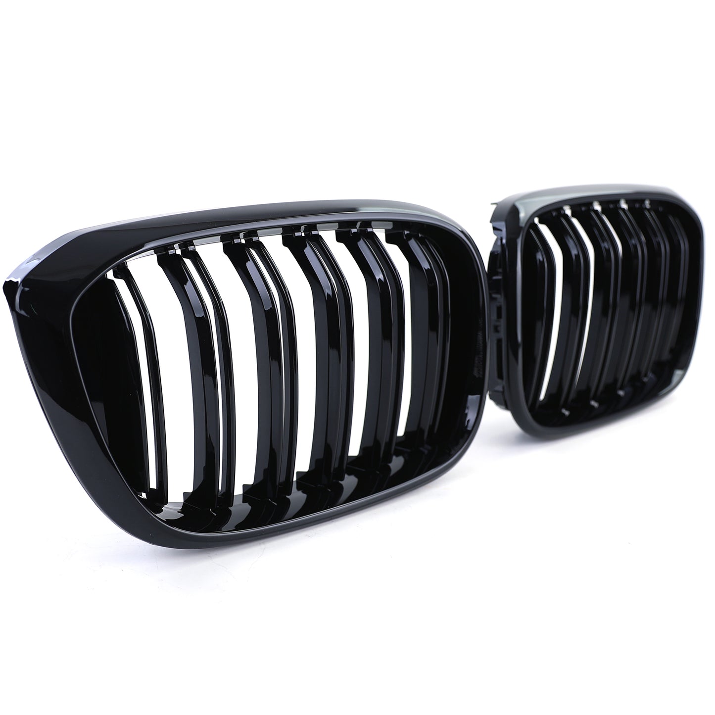 BMW X4 G02 black front grilles set (2018 to 2022)