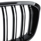 BMW X4 G02 black front grilles set (2018 to 2022)