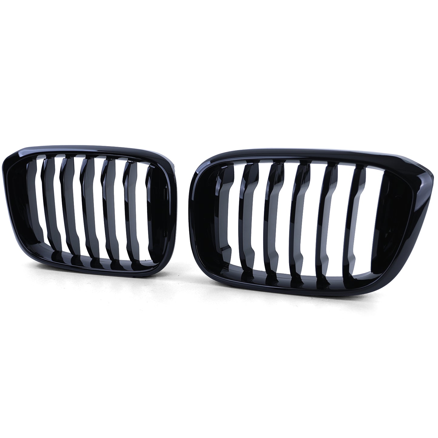 BMW X4 G02 black front grilles set (2018 to 2022)