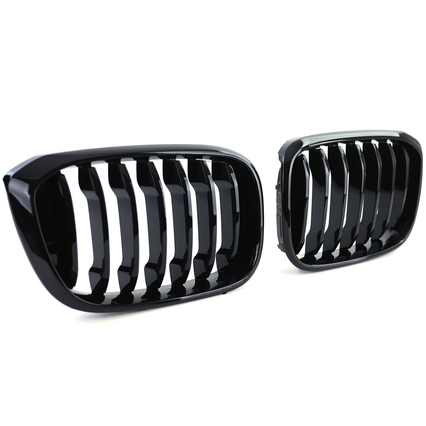 BMW X4 G02 black front grilles set (2018 to 2022)