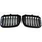 BMW X4 G02 black front grilles set (2018 to 2022)