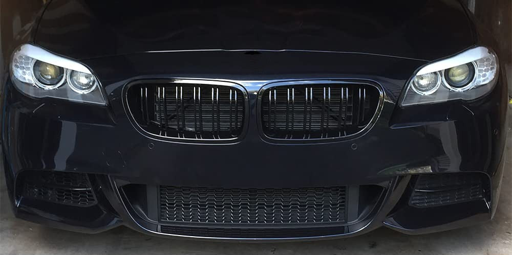 Black Front Grilles M5 Competition-look for BMW 5 Series F10 F11 (2010 to 2017)