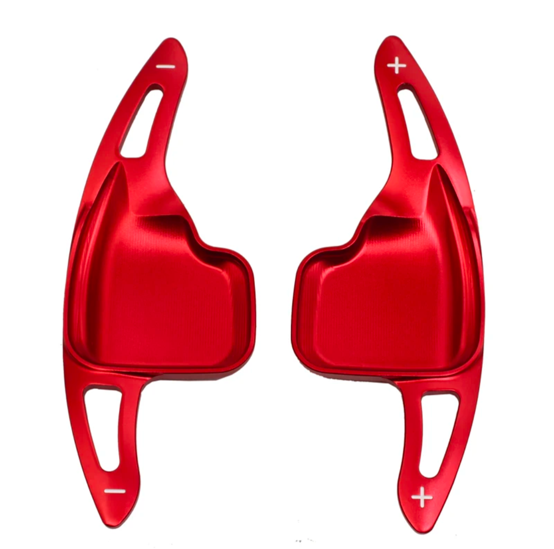 Aluminum Paddle Shifters for BMW 4 Series F32 (2013 to 2020) BMW Euro Premium Parts Paddle extensions Red