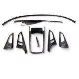 Carbon Fiber Interior Trims for Audi A7 S7 RS7 C7 (2010 to 2018) Audi > Replacement Tims Euro Premium Parts Door Handles - Dashboard - Center Console (Whole Set)