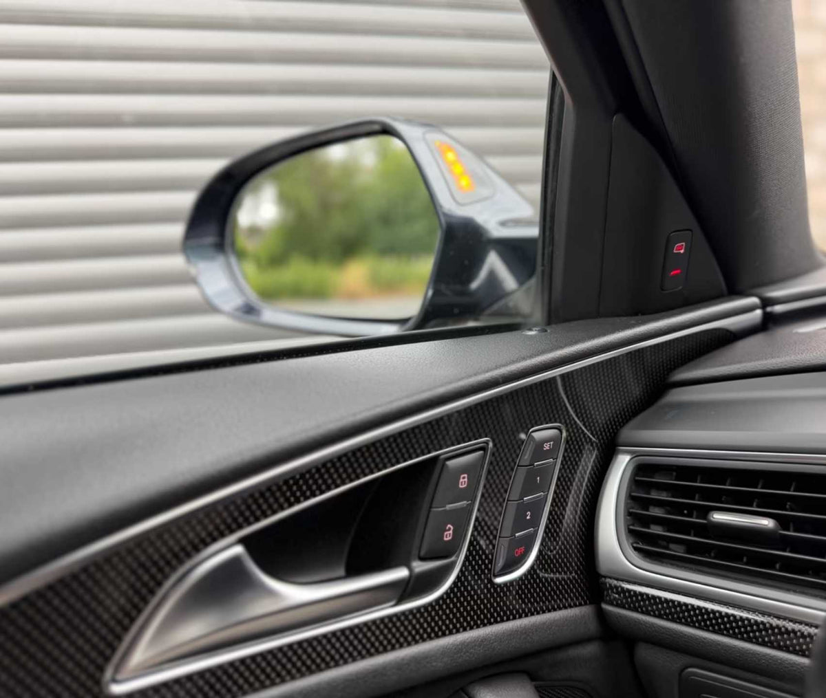 Versnellingspookknopbekleding van koolstofvezel voor Audi A4, S4 en RS4 B9 (2016 tot en met 2023)
