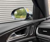 Versnellingspookknopbekleding van koolstofvezel voor Audi A4, S4 en RS4 B9 (2016 tot en met 2023)