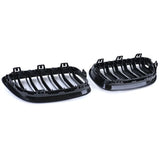 BMW 2 Series F22 black front kidney grilles (2014 to 2022) BMW Euro Premium Parts
