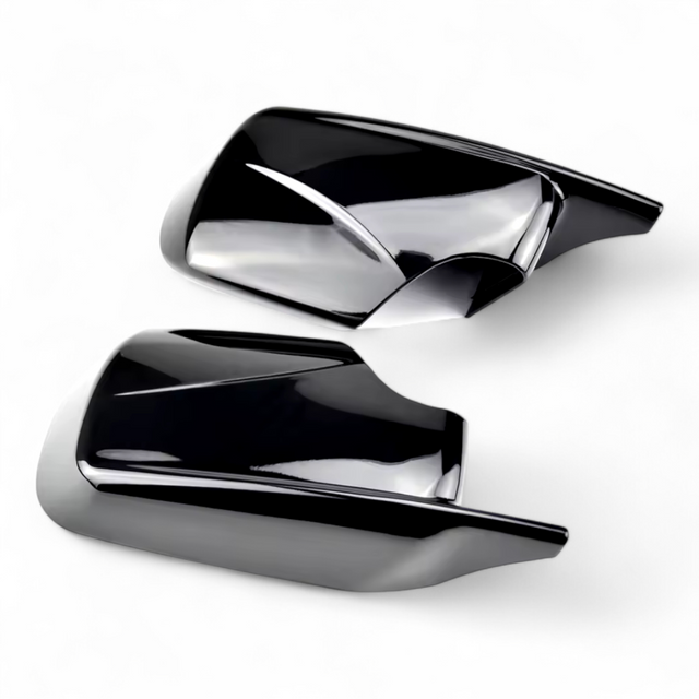 BMW 3 Series E46 glossy black mirror caps for BMW 3 Series E46 - 1998 to 2004 BMW Euro Premium Parts