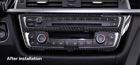 BMW 4 Series F32 M4 F82 Carbon Fiber Interior Trims Carbon replica Radio Unit trim