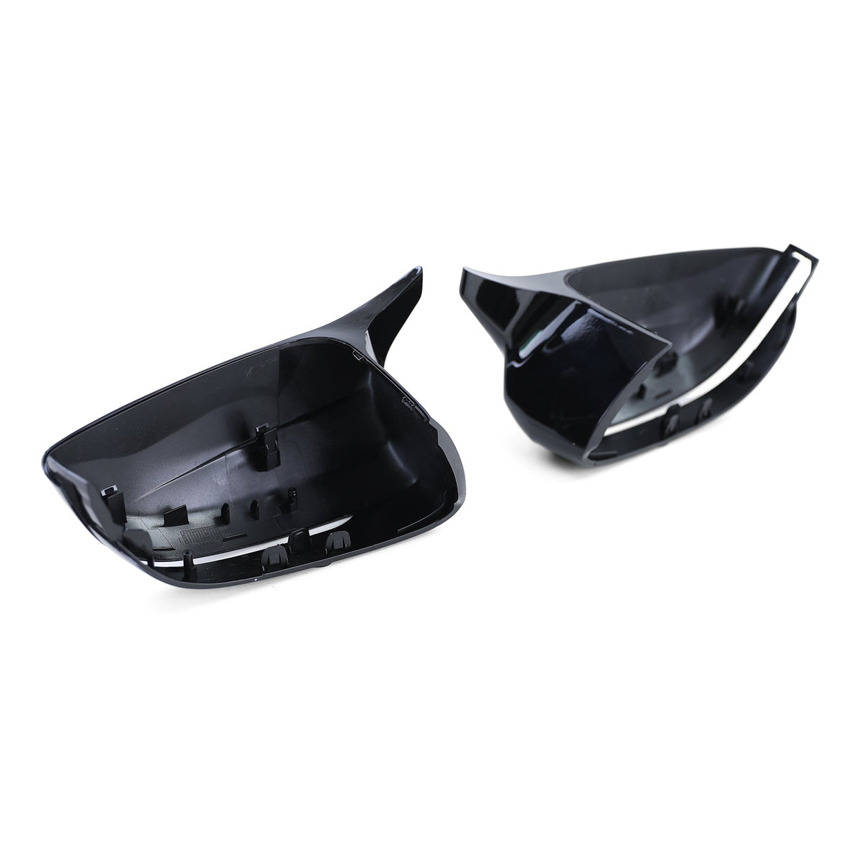 BMW 3 Series G30 M5-look Glossy Black Side Mirror Caps - 2018 to 2022 BMW Euro Premium Parts