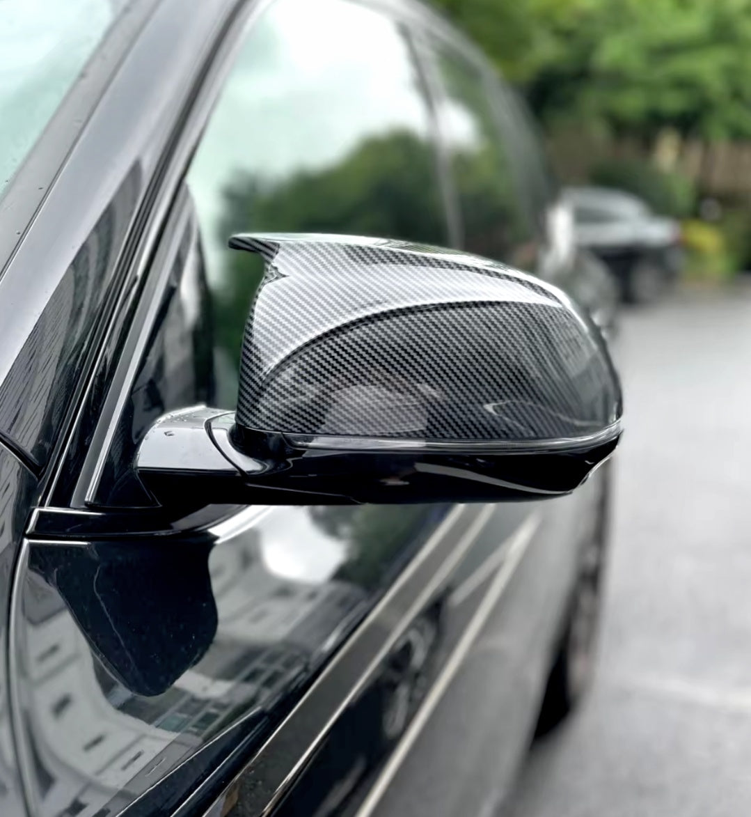 BMW M-look Carbon Fiber Mirror Caps for BMW X3 G01 - 2017 to 2024 BMW Euro Premium Parts