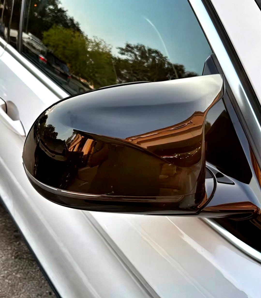 BMW M-look Glossy Black Mirrors for BMW X6 F16 - 2014 to 2018 BMW Euro Premium Parts