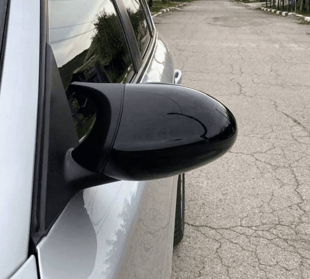 BMW M3-look Glossy Black Mirror Caps for BMW 3 Series E90 E91 E92 E93 - 2006 to 2012 BMW Euro Premium Parts Pre-facelift (2006 to 2009)