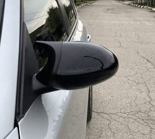 BMW M3-look Glossy Black Mirror Caps for BMW 3 Series E90 E91 E92 E93 - 2006 to 2012 BMW Euro Premium Parts Pre-facelift (2006 to 2009)