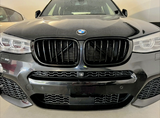 BMW X4 F26 black front grilles M-look (2014 to 2018) BMW Euro Premium Parts