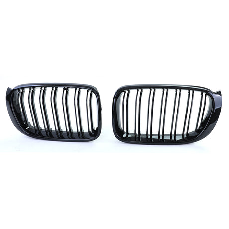 BMW X4 F26 black front grilles M-look (2014 to 2018) BMW Euro Premium Parts Double slat Facelift LCI (2014 to 2017)