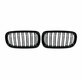 BMW X6 F16 Dual-Slat Gloss Black Front Kidney Grilles (2014 to 2018) BMW Euro Premium Parts