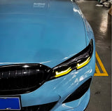 LED Yellow CSL-Style DRL Angel Eyes for BMW 3 Series G20 / M3 G80 (2019–2023)