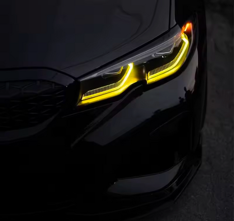 LED Yellow CSL-Style DRL Angel Eyes for BMW 3 Series G20 / M3 G80 (2019–2023) Euro Premium Parts