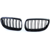 Black Front Kidney Grilles M3-look for BMW 3 Series Coupe E92 E93 (2007 to 2014) BMW Euro Premium Parts
