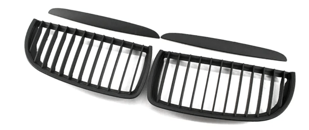 Black Front Kidney Grilles M3-look for BMW 3 Series E90 E91 (2006 to 2012) BMW Euro Premium Parts