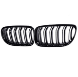 Black Front Kidney Grilles M3-look for BMW 3 Series E90 E91 (2006 to 2012) BMW Euro Premium Parts