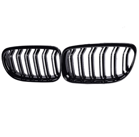 Black Front Kidney Grilles M3-look for BMW 3 Series E90 E91 (2006 to 2012) BMW Euro Premium Parts