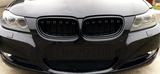 Black Front Kidney Grilles M3-look for BMW 3 Series E90 E91 (2006 to 2012) BMW Euro Premium Parts