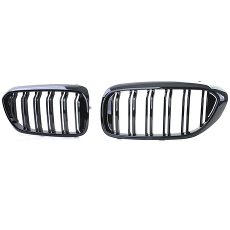 Black Front Kidney Grilles M5 Competition-look for BMW 5 Series G30 (2018 to 2022) BMW Euro Premium Parts