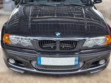 Black Front Kidney Grilles for BMW 3 Series and M3 E46 (1997 to 2005) BMW Euro Premium Parts