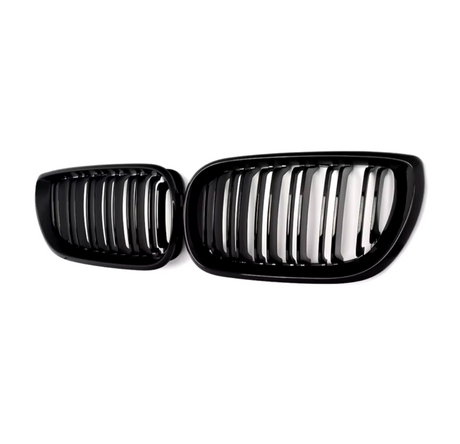 Black Front Kidney Grilles for BMW 3 Series and M3 E46 (1997 to 2005) BMW Euro Premium Parts