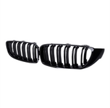 Black Kidney Grilles for BMW 4 Series F32 (2013 to 2020) BMW Euro Premium Parts