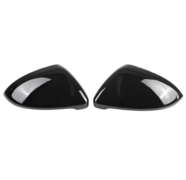 Black Performance Mirror Caps For VW Golf Mk7 (2012-2020) Euro Premium Parts