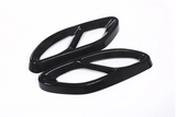 Black Performance exhaust tips for Mercedes-Benz A B C E Class CLS GLE GLC - 2015 to 2022 Mercedes-Benz Euro Premium Parts