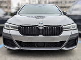 Black front kidney grilles M3 Competition-look for BMW 3 Series G20 (2019 to 2022) BMW Euro Premium Parts
