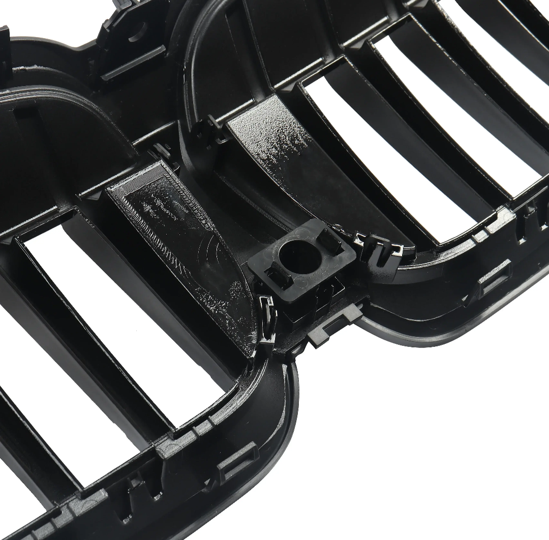 Black front kidney grilles M3 Competition-look for BMW 3 Series G20 (2019 to 2022) BMW Euro Premium Parts